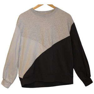 Abercrombie & Fitch Soft AF Gray Crewneck Long Sleeve Sweatshirt Top Size Medium